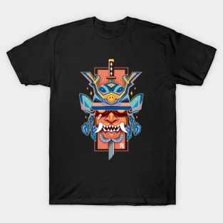 Japanese Oni Samurai T-Shirt